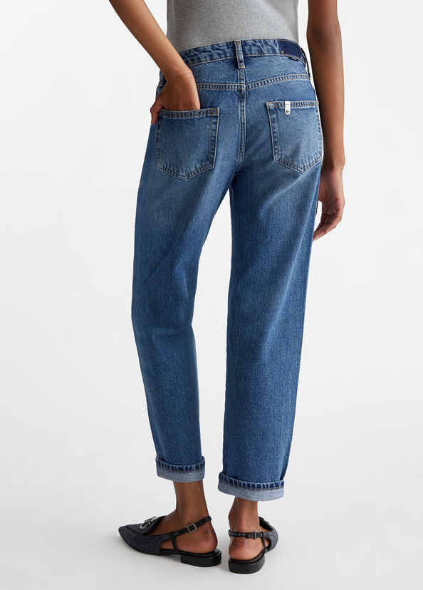 Liu Jo Jeans Boyfriend A Vita Bassa