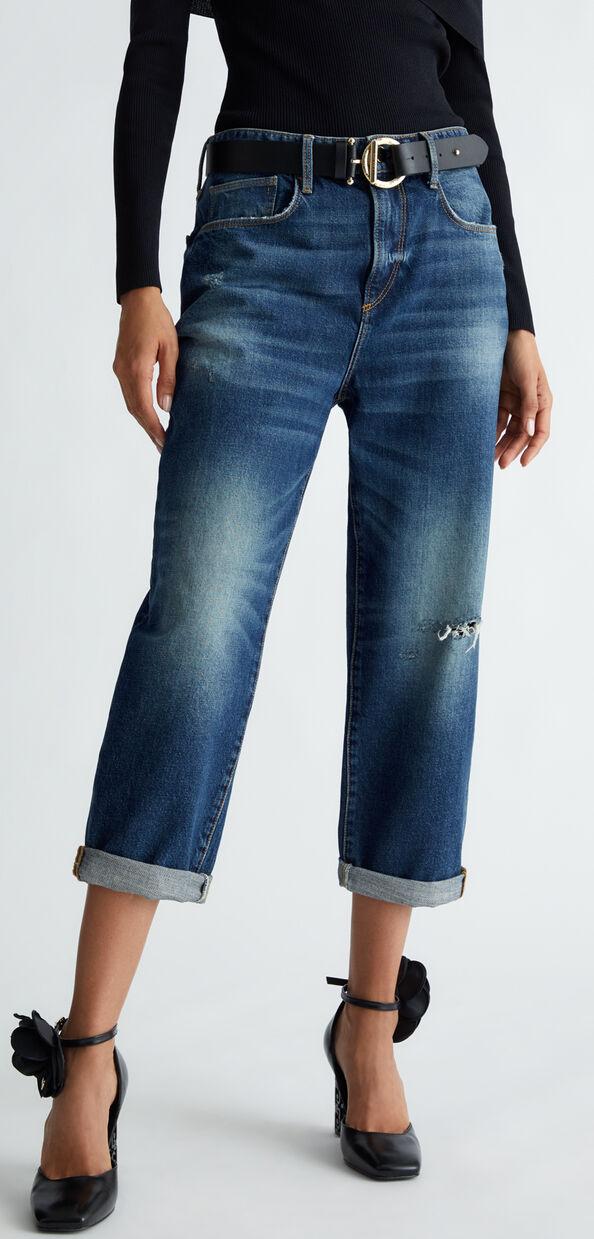 Liu Jo Jeans boyfriend cropped