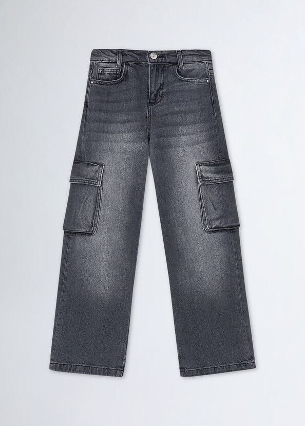 Liu Jo Jeans Cargo In Cotone Stretch