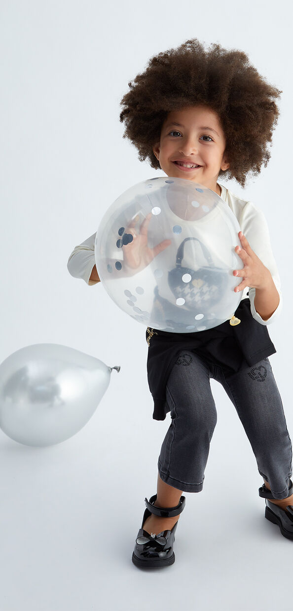 Liu Jo Jeans con cuori e strass