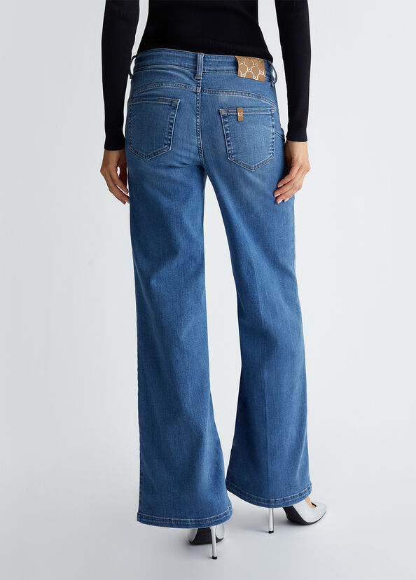 Liu Jo Jeans Flare A Vita Alta
