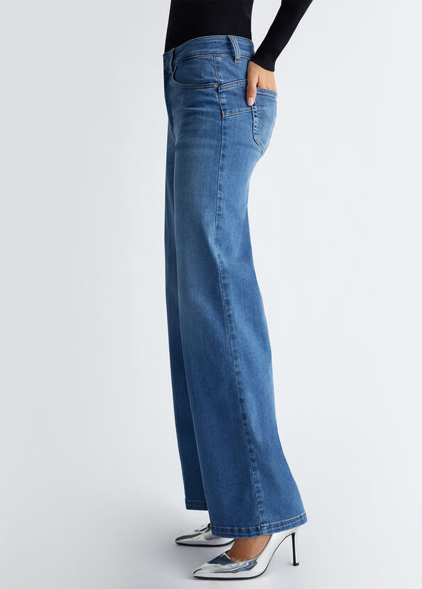 Liu Jo Jeans Flare A Vita Alta