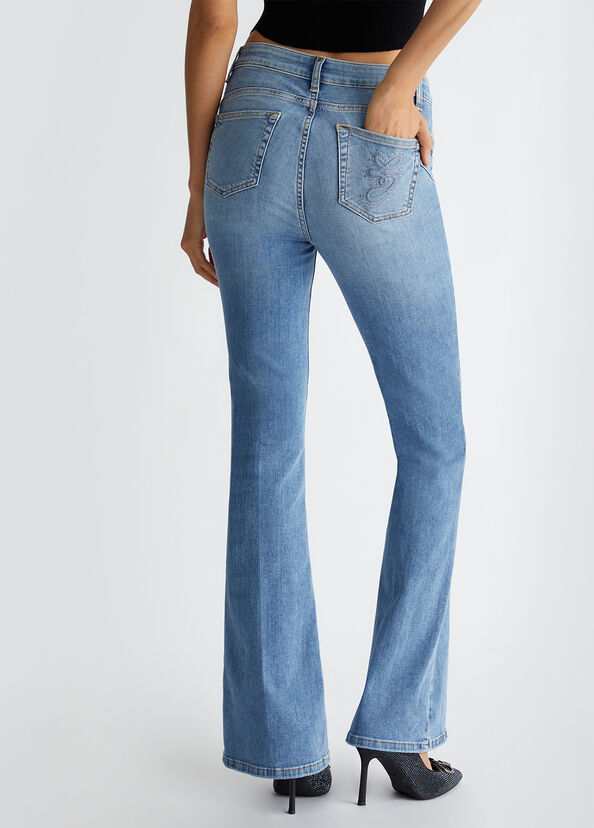 Liu Jo Jeans Flare A Vita Alta