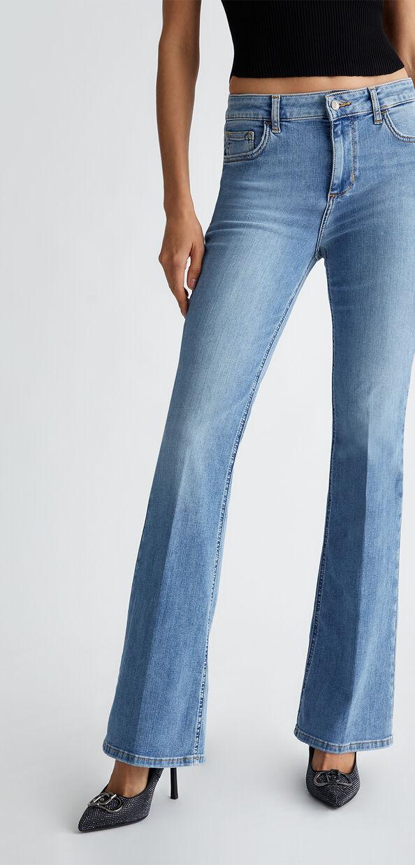 Liu Jo Jeans flare a vita alta