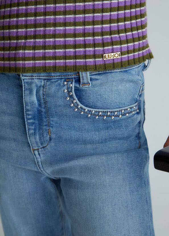 Liu Jo Jeans Flare Con Borchie