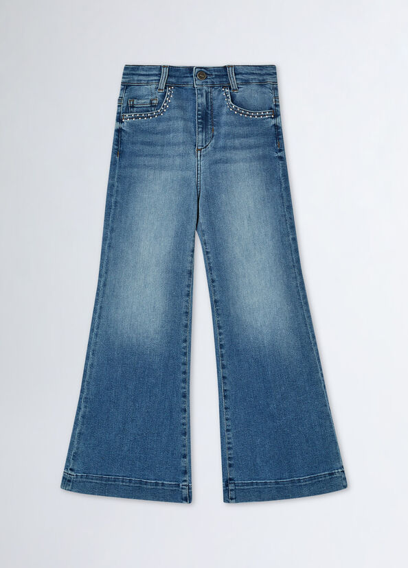 Liu Jo Jeans Flare Con Borchie