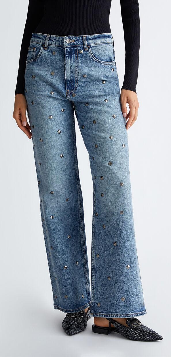 Liu Jo Jeans flare con borchie