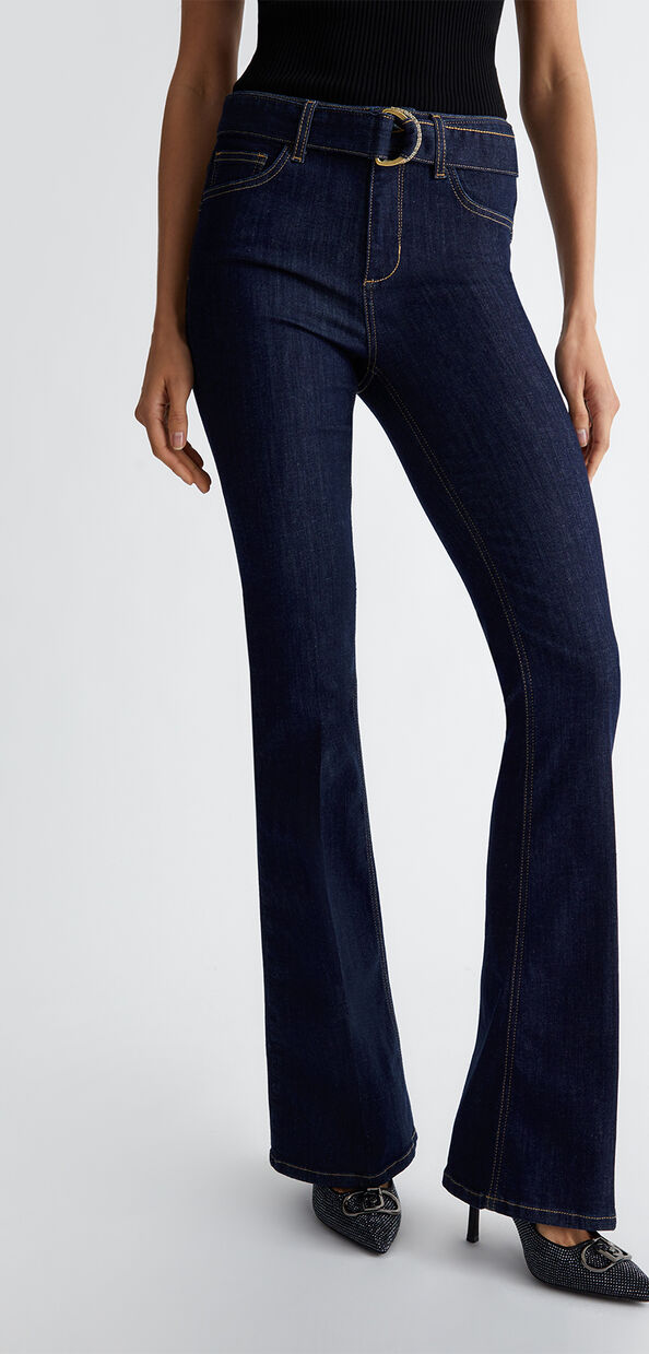 Liu Jo Jeans flare con cintura