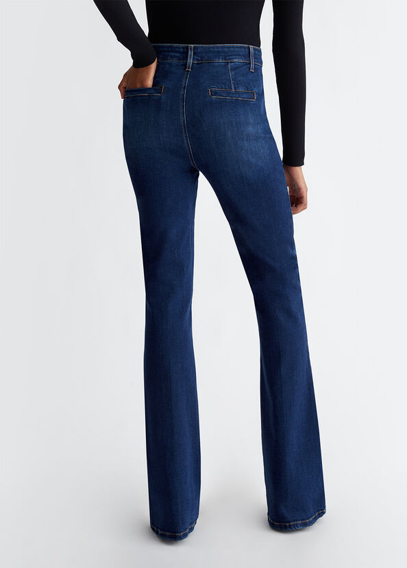 Liu Jo Jeans Flare In Cotone Stretch