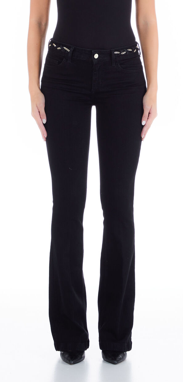 Liu Jo Jeans nero a zampa