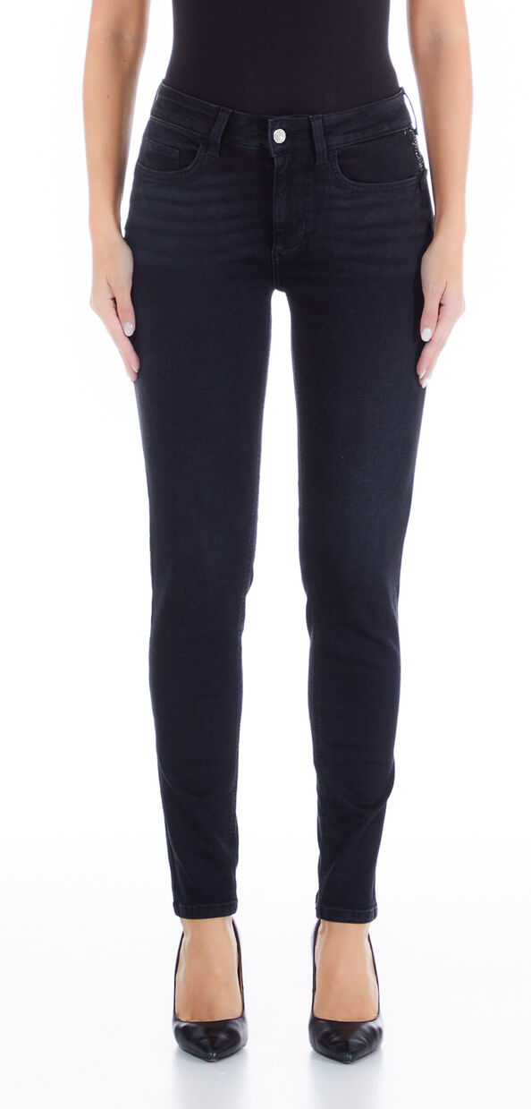 Liu Jo Jeans nero skinny con strass