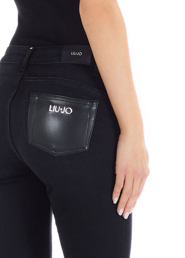 Liu Jo Jeans Nero Skinny Vita Alta
