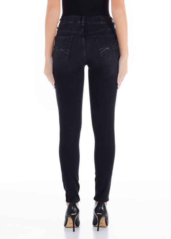 Liu Jo Jeans Nero Skinny Vita Alta