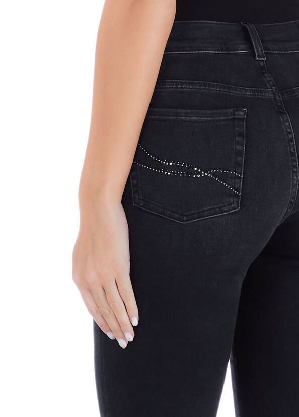 Liu Jo Jeans Nero Skinny Vita Alta