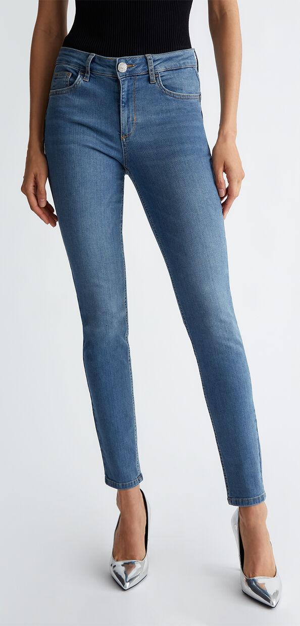 Liu Jo Jeans skinny bottom up a vita alta