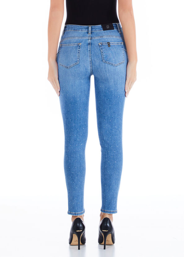 Liu Jo Jeans Skinny Con Strass