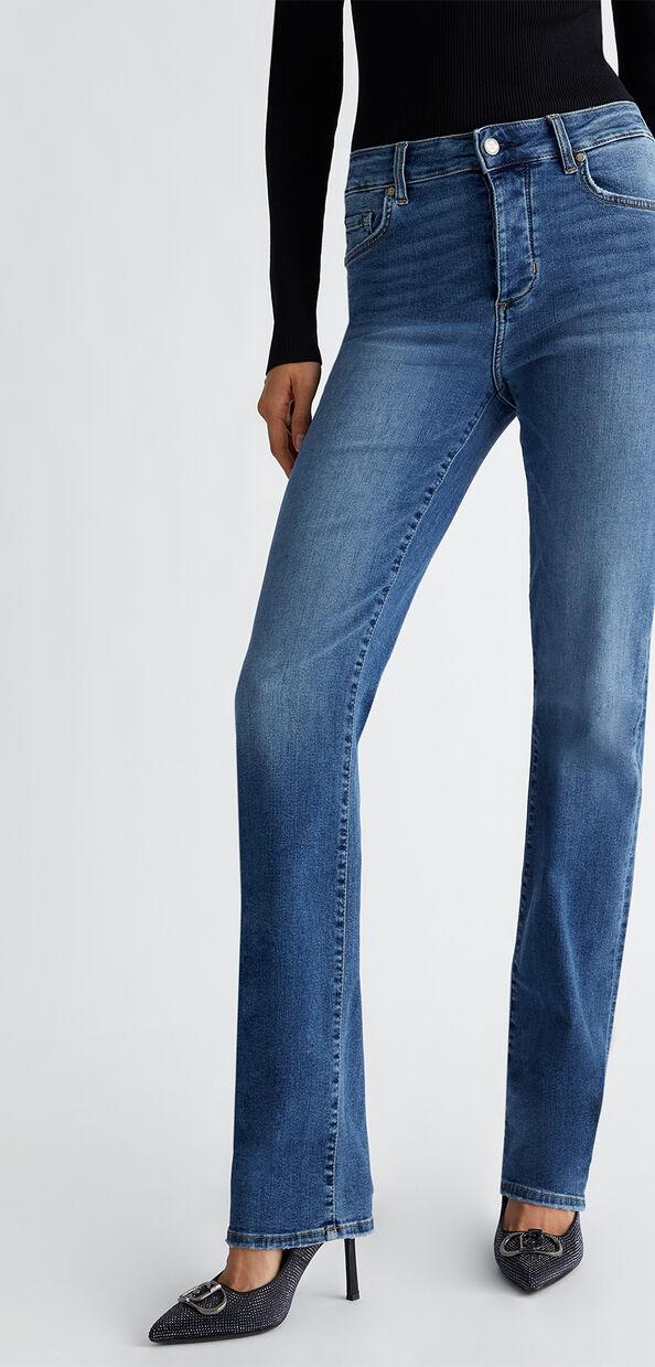 Liu Jo Jeans straight a vita alta