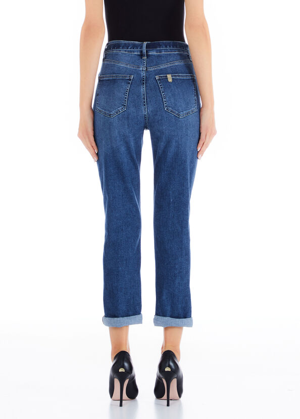 Liu Jo Jeans Straight Con Risvolto