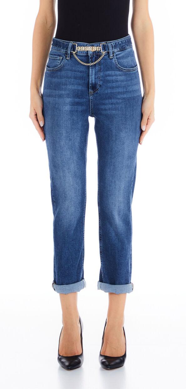 Liu Jo Jeans straight con risvolto