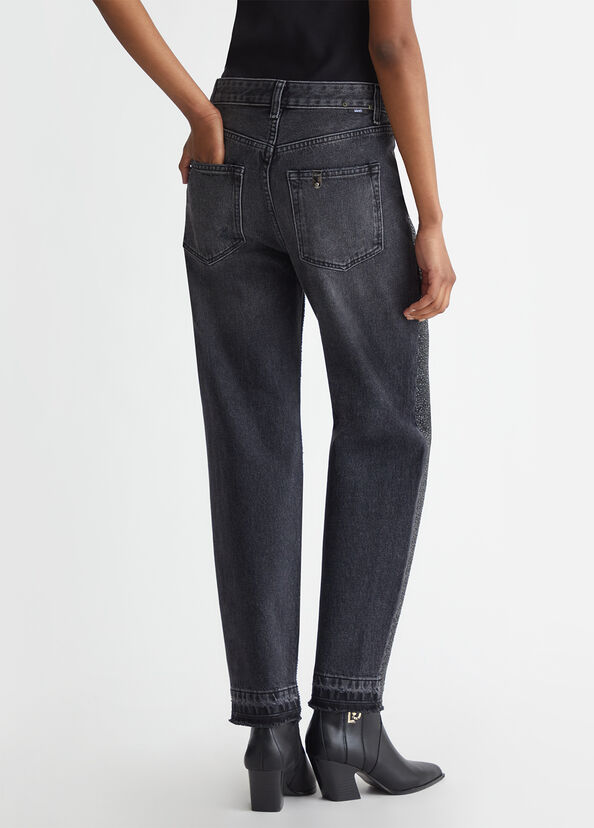 Liu Jo Jeans Straight Con Strass