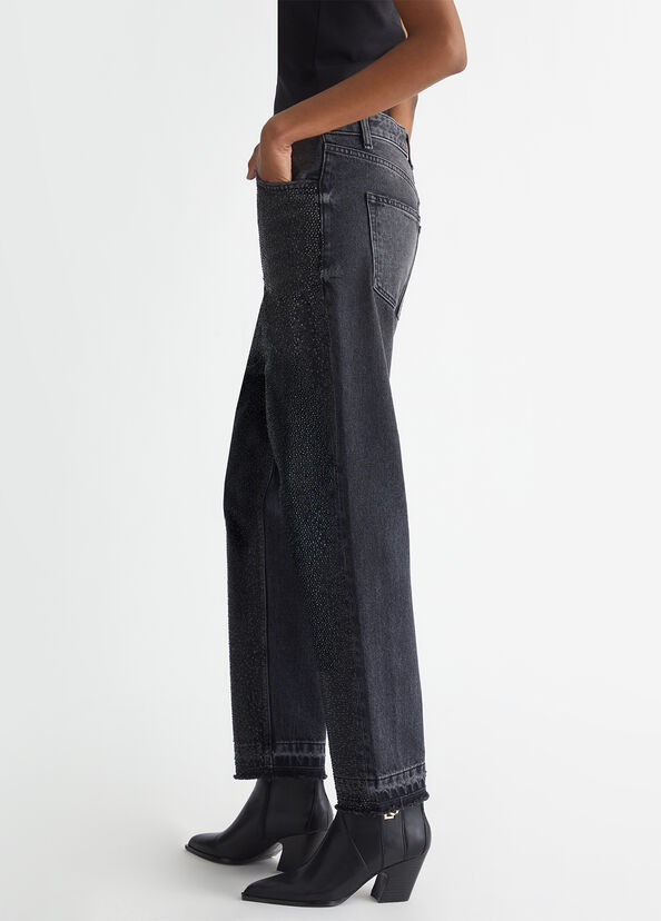 Liu Jo Jeans Straight Con Strass