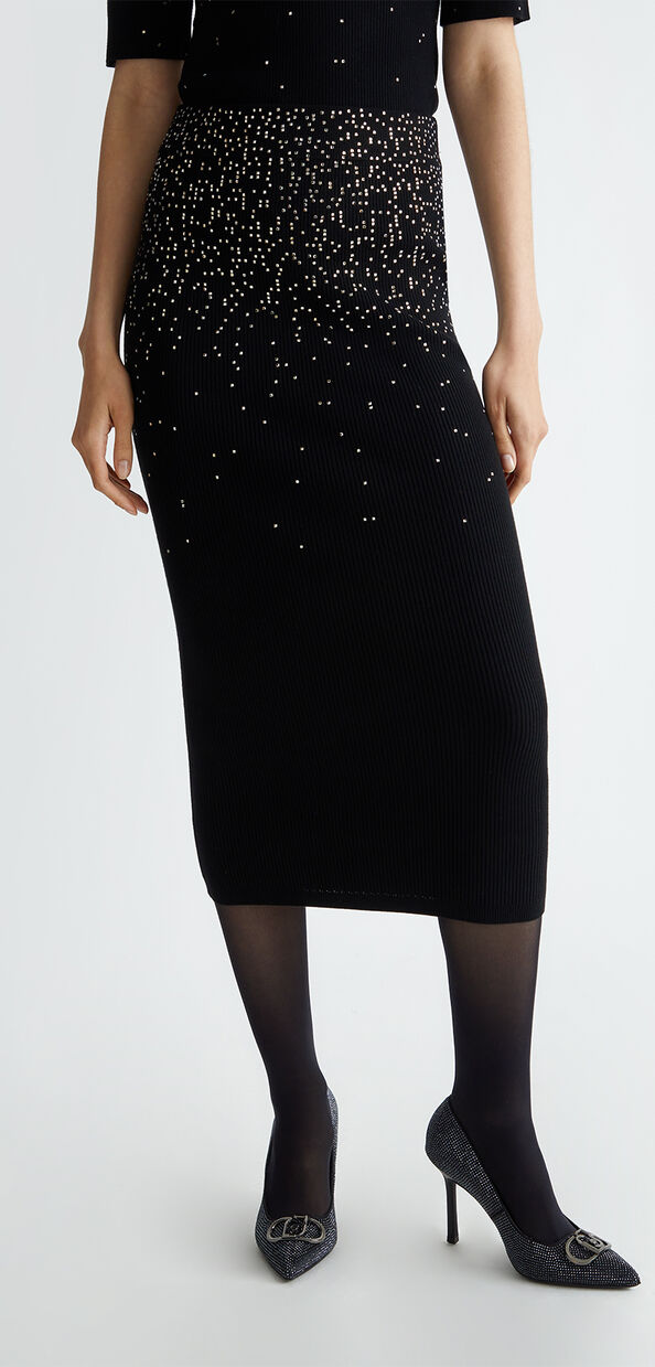 Liu Jo Longuette con strass dégradé