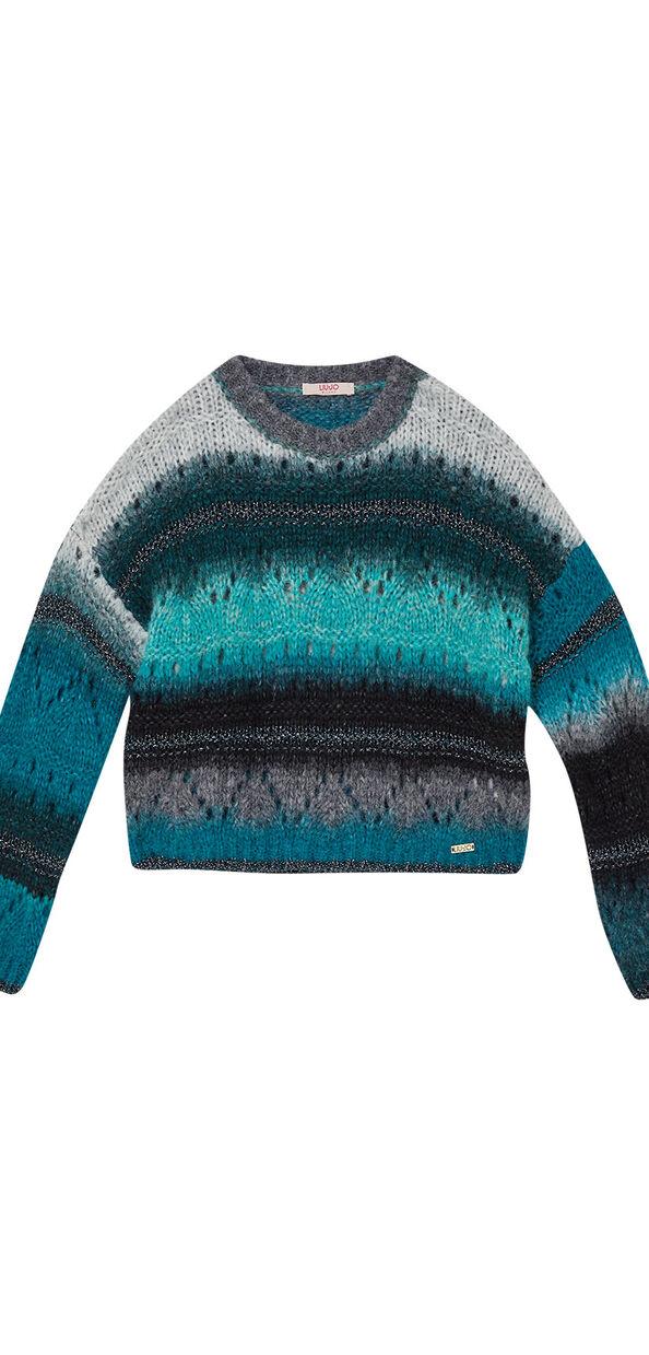 Liu Jo Maglia a righe in misto lana