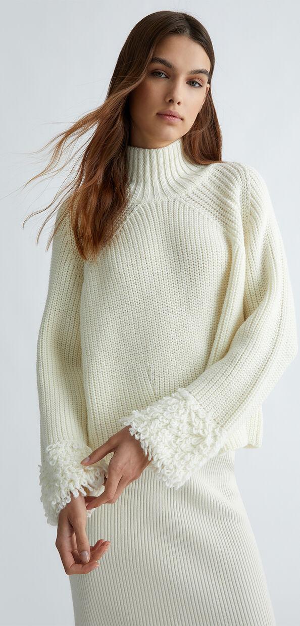 Liu Jo Maglia bianca in lana