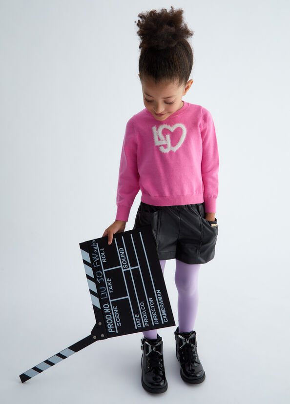 Liu Jo Maglia Con Cuore E Logo