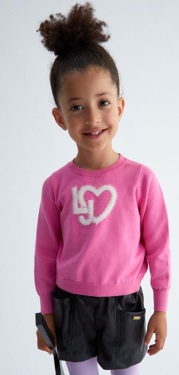 Liu Jo Maglia con cuore e logo