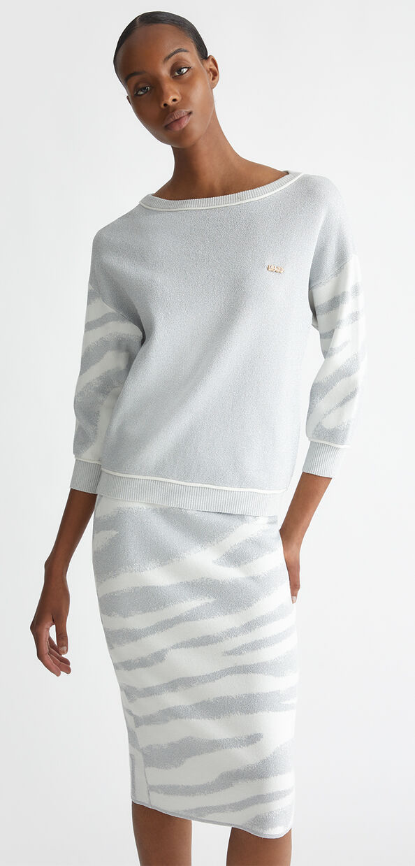 Liu Jo Maglia con motivo animalier