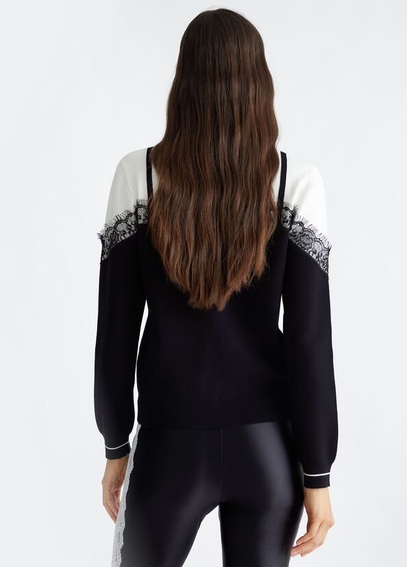 Liu Jo Maglia Con Pizzo