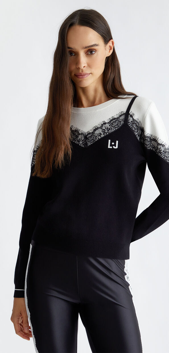Liu Jo Maglia con pizzo