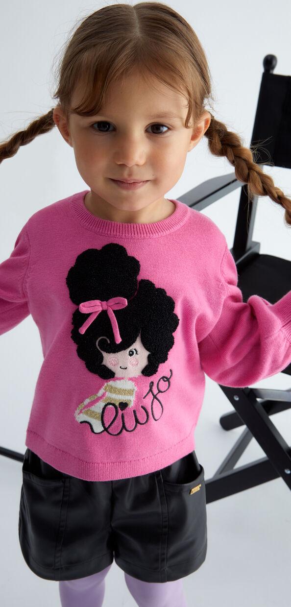 Liu Jo Maglia con ricamo Lady