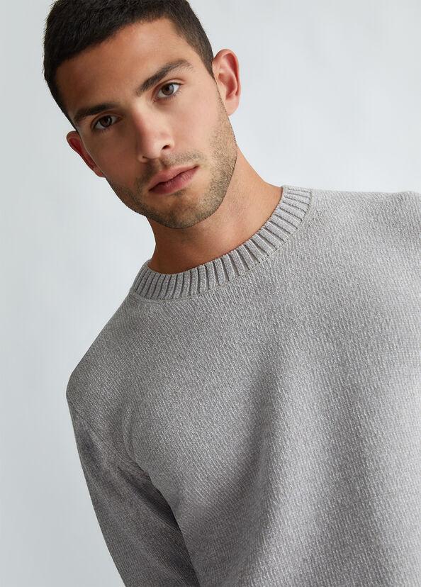 Liu Jo Maglia Grigia In Ciniglia