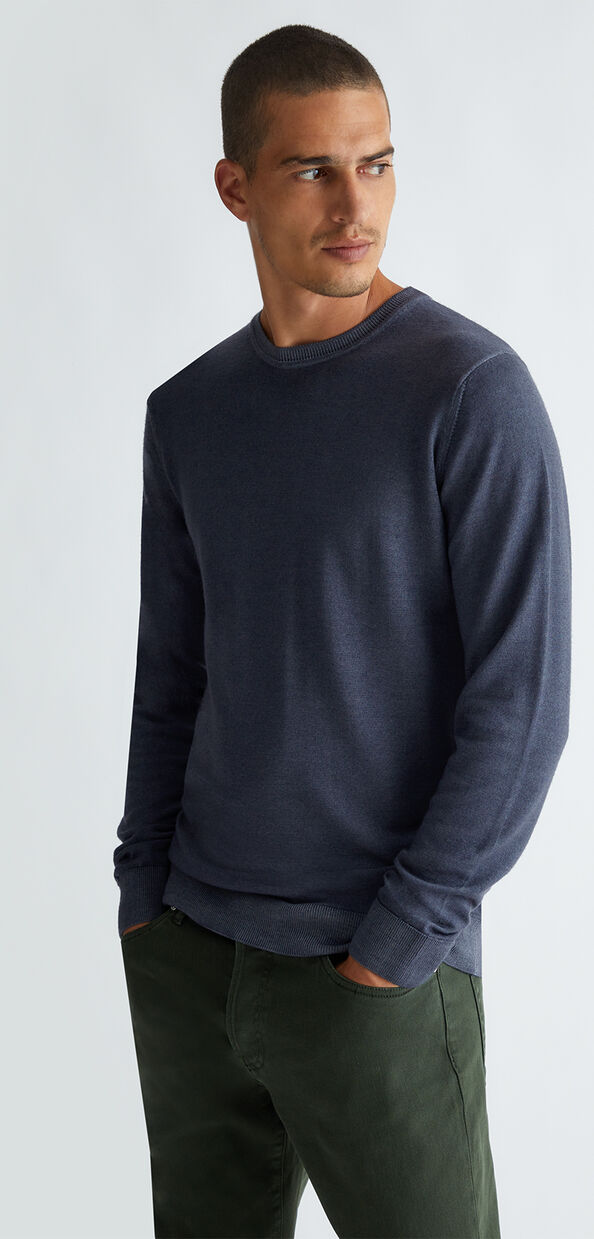 Liu Jo Maglia grigia in lana merino