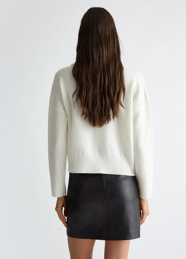 Liu Jo Maglia In Lana Con Zip