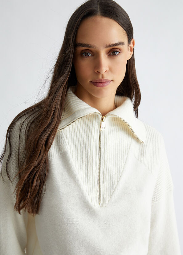 Liu Jo Maglia In Lana Con Zip