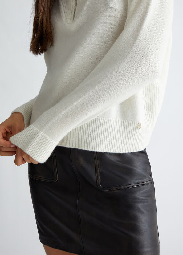 Liu Jo Maglia In Lana Con Zip