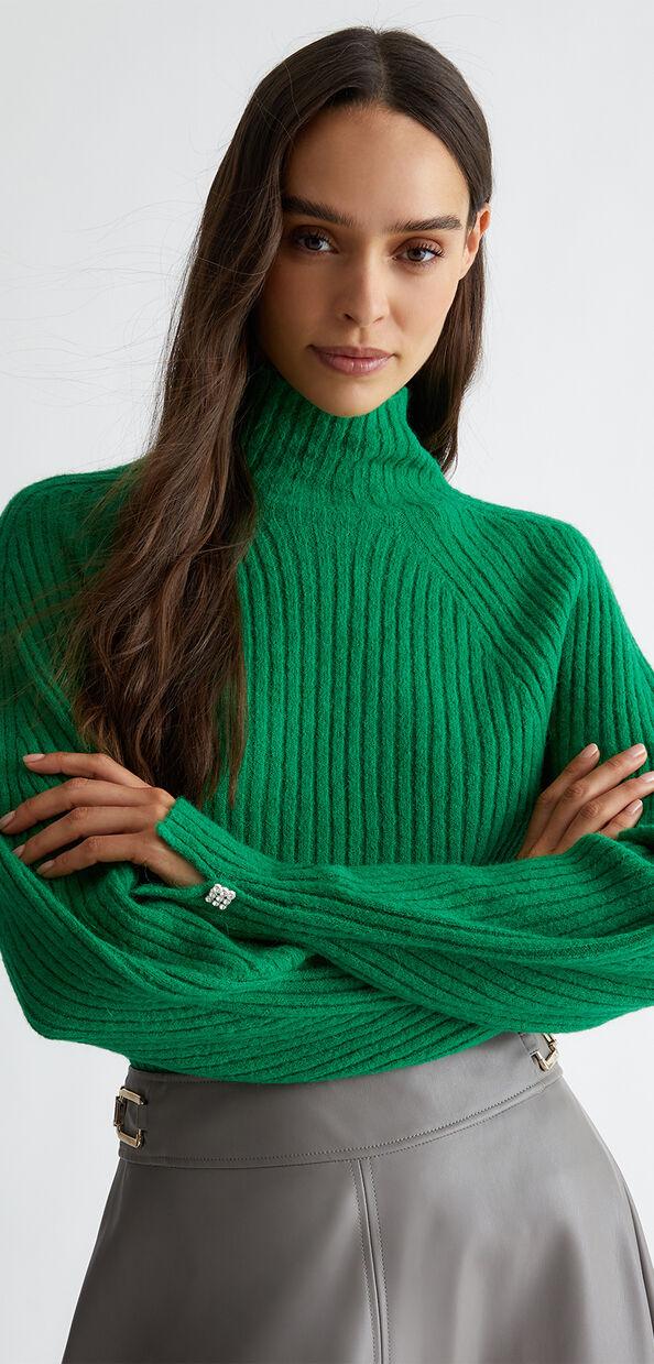 Liu Jo Maglia in misto lana a coste