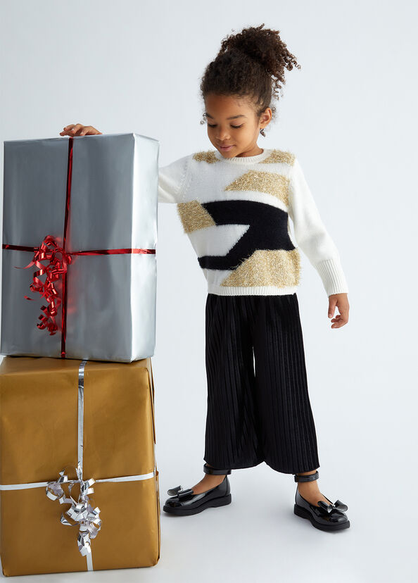 Liu Jo Maglia In Misto Lana Con Intarsi