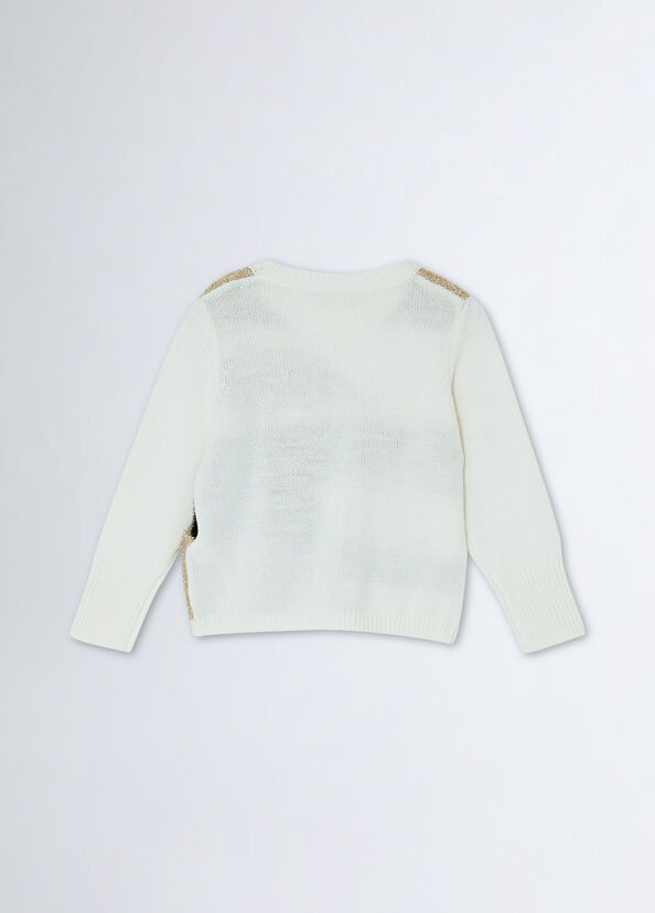 Liu Jo Maglia In Misto Lana Con Intarsi