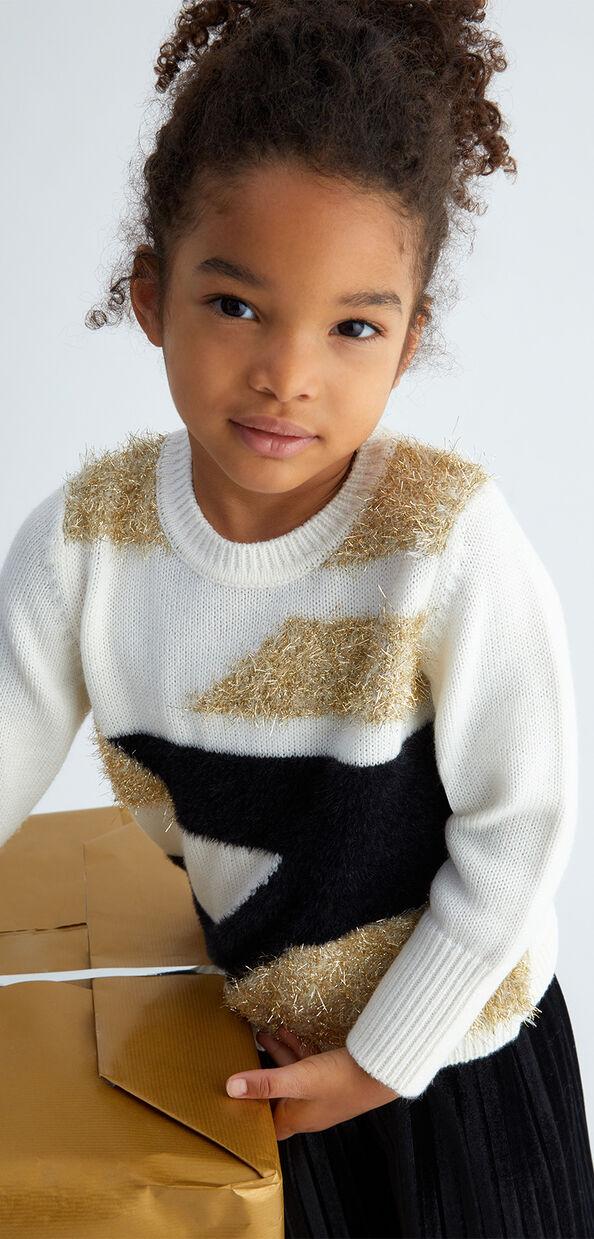 Liu Jo Maglia in misto lana con intarsi