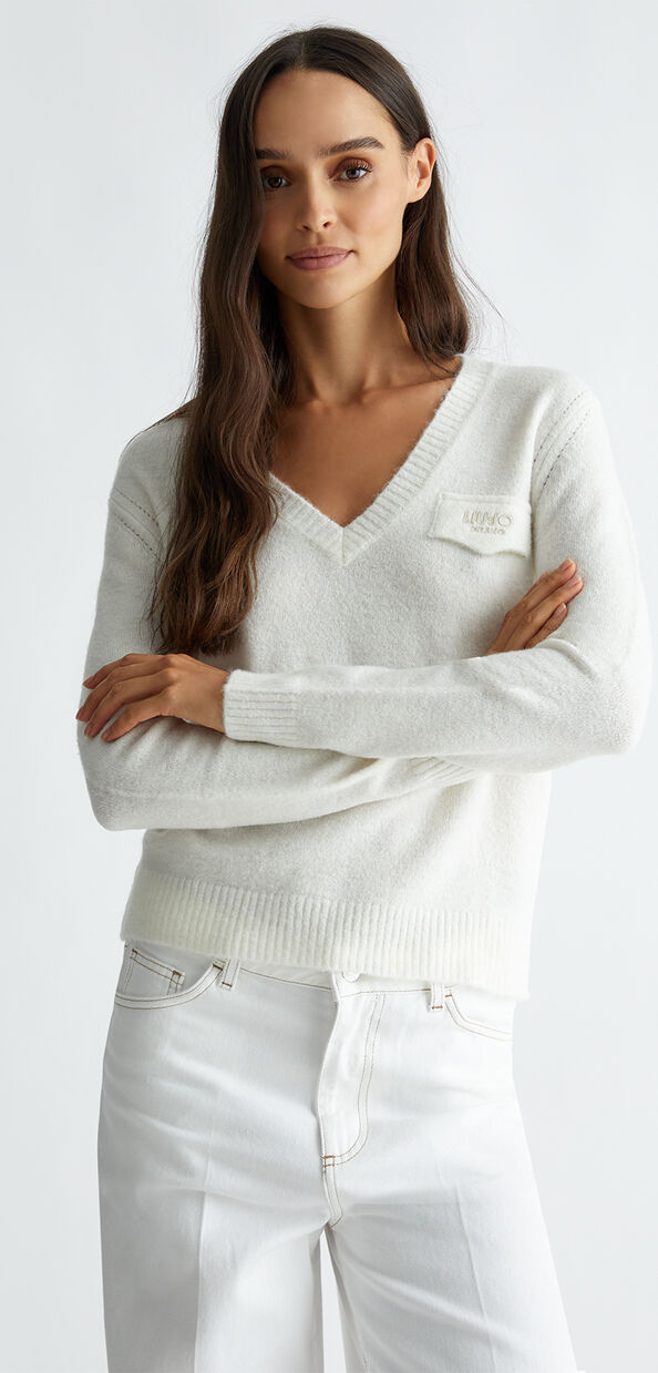 Liu Jo Maglia in misto lana e alpaca