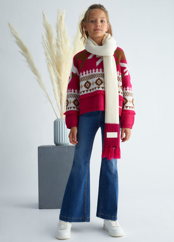 Liu Jo Maglia In Misto Lana Jacquard