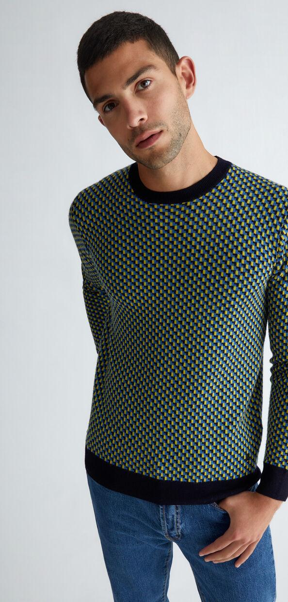 Liu Jo Maglia jacquard in lana