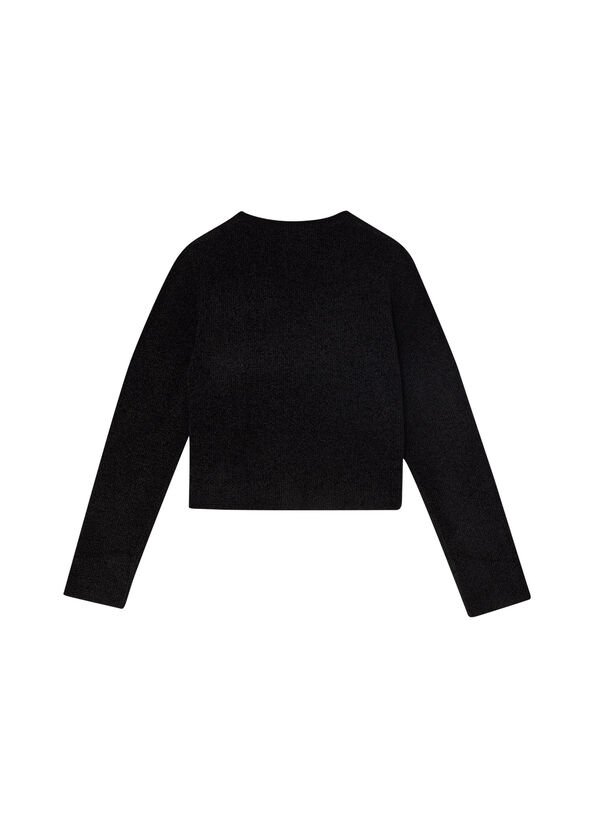 Liu Jo Maglia Nera In Ciniglia