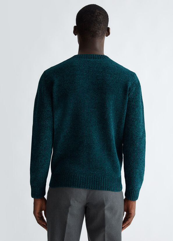 Liu Jo Maglia Verde In Ciniglia