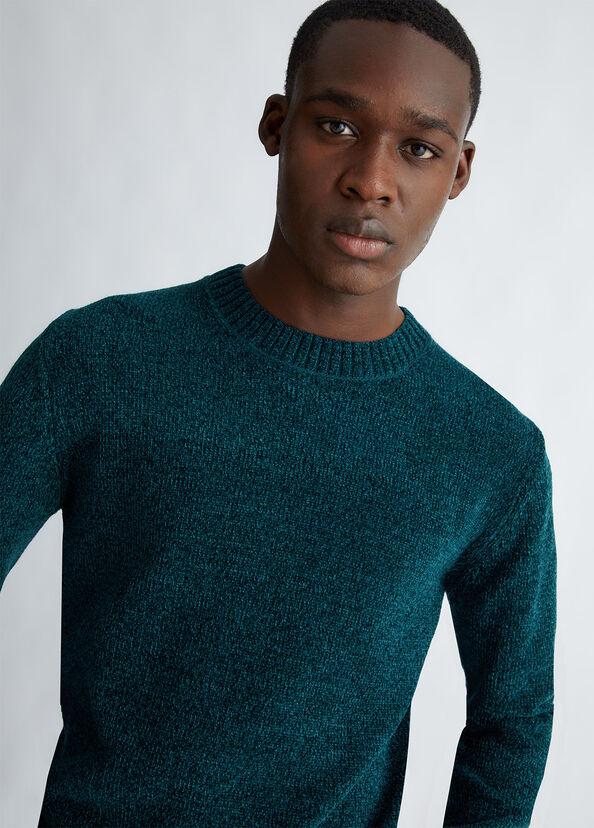 Liu Jo Maglia Verde In Ciniglia