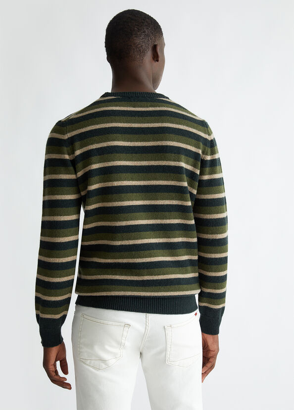 Liu Jo Maglione Verde A Righe